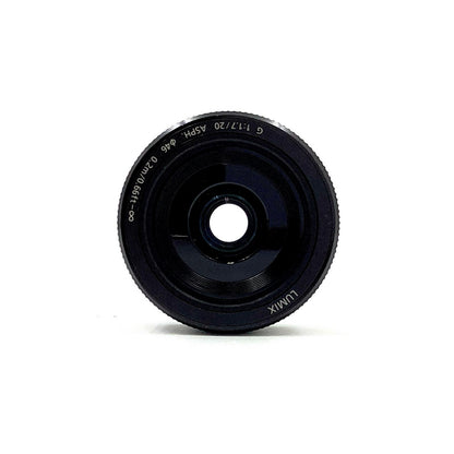 【全額返金保証】【最速発送】Panasonic LUMIX G 20mm/F1.7 II ASPH. H-H020A-K [ブラック] 動作確認済