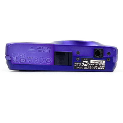 【全額返金保証】【最速発送】Nikon コンパクトデジタルカメラ COOLPIX S6300 [スタイリッシュブルー] 動作確認済
