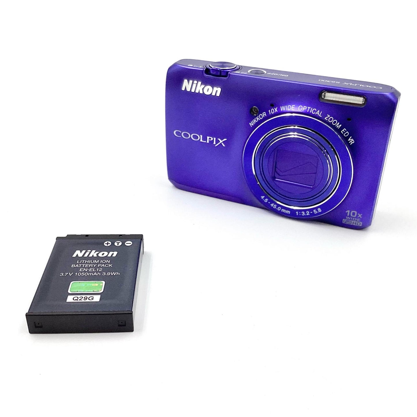 【全額返金保証】【最速発送】Nikon コンパクトデジタルカメラ COOLPIX S6300 [スタイリッシュブルー] 動作確認済