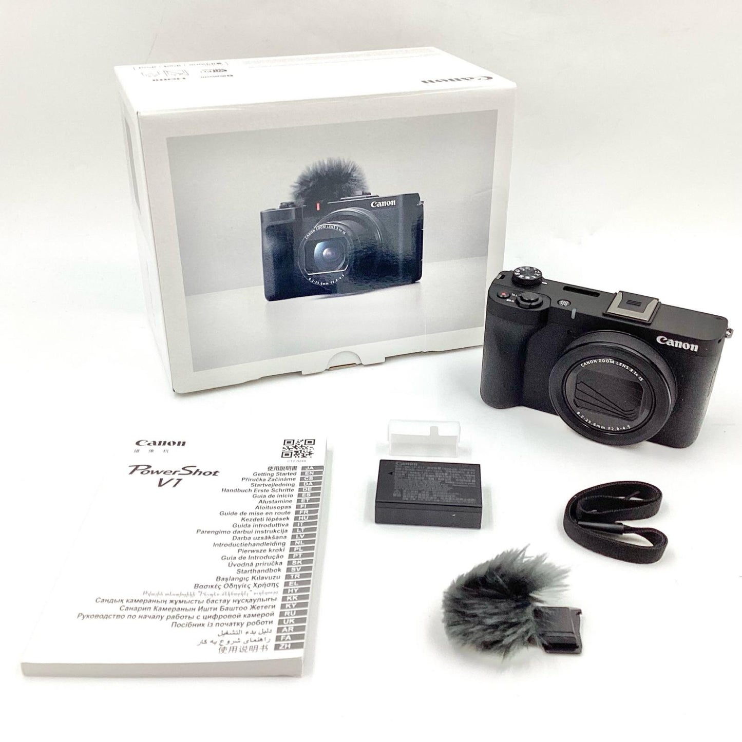 【全額返金保証】【最速発送】Canon コンパクトデジタルカメラ PowerShot V1 [ブラック] 超美品 動作確認済