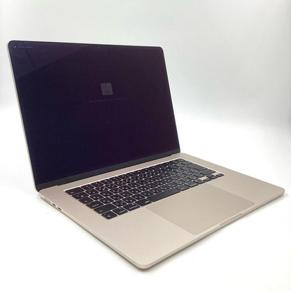 【全額返金保証】【最速発送】Apple MacBook Air 15.3インチ 2023 Apple M2 8GB SSD 256GB スターライト 100% 超美品 動作確認済