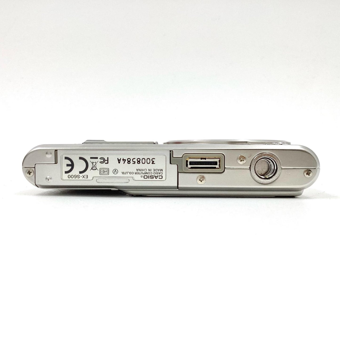 【全額返金保証】【最速発送】CASIO コンパクトデジタルカメラ EXILIM EX-S600 シルバー 動作確認済