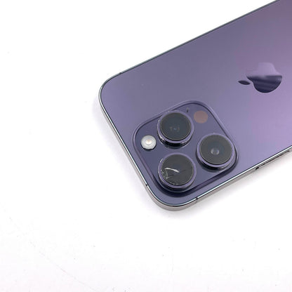 【全額返金保証】【最速発送】Apple iPhone iPhone 14 Pro 256GB ディープパープル au SIMフリー 動作確認済 76%