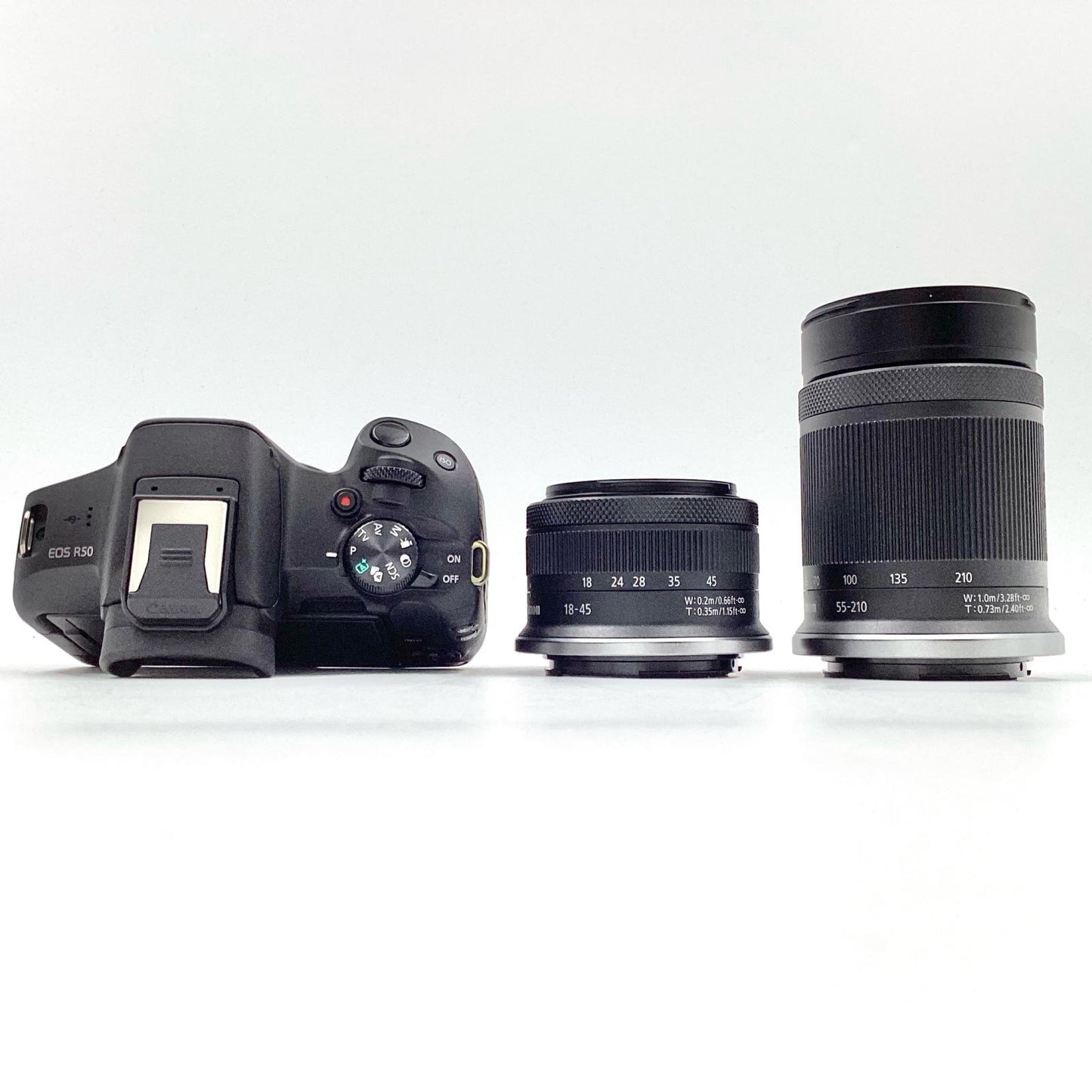 【全額返金保証】【最速発送】Canon デジタル一眼 EOS R50 ダブルズームキット [ブラック] 美品 動作確認済