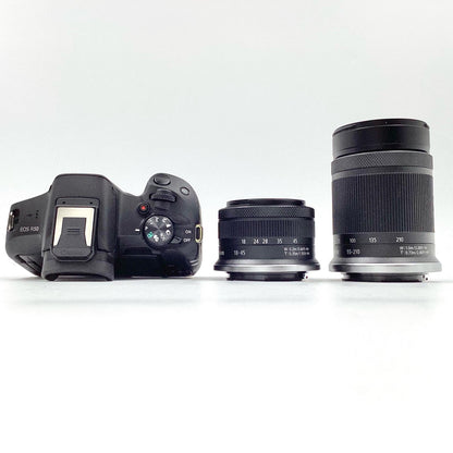 【全額返金保証】【最速発送】Canon デジタル一眼 EOS R50 ダブルズームキット [ブラック] 美品 動作確認済