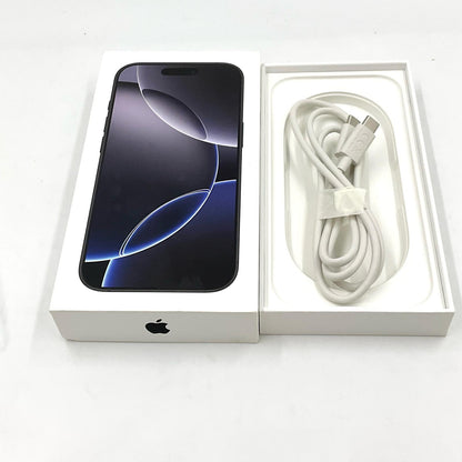 【全額返金保証】【最速発送】Apple iPhone iPhone 16 Pro 256GB ブラックチタニウム SIMフリー 白ロム 動作確認済 97%