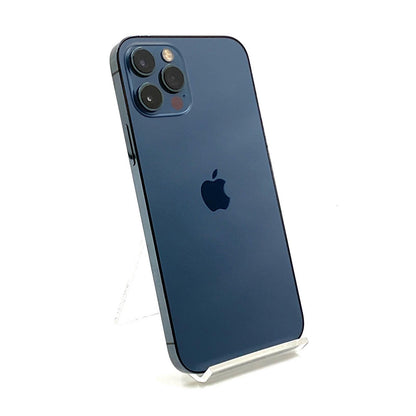 【全額返金保証】【最速発送】Apple iPhone iPhone 12 Pro 256GB パシフィックブルー au SIMフリー 白ロム 動作確認済 80%