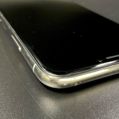 【最速発送】Apple iPhone iPhone X 256GB シルバー au 白ロム【難有】 100%