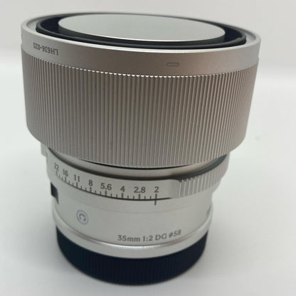 【全額返金保証】【最速発送】SIGMA 35mm F2 DG Contemporary シルバー 超美品 動作確認済