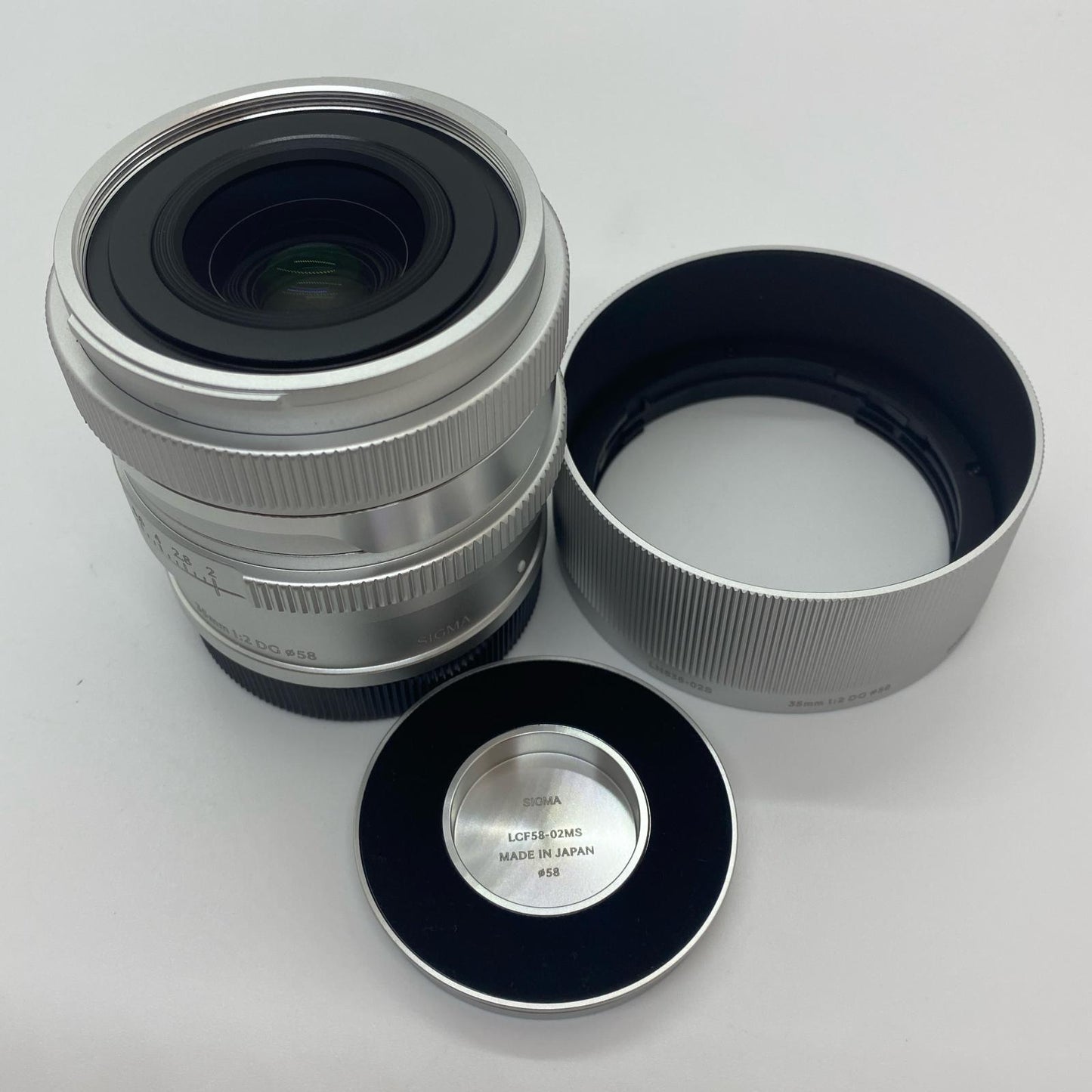 【全額返金保証】【最速発送】SIGMA 35mm F2 DG Contemporary シルバー 超美品 動作確認済