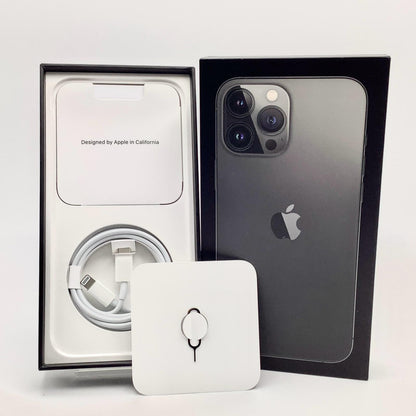 【全額返金保証】【最速発送】Apple iPhone iPhone 13 Pro Max 256GB グラファイト docomo 動作確認済 88%