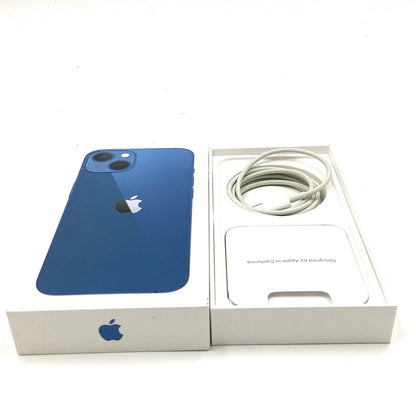 【全額返金保証】【最速発送】Apple iPhone iPhone 13 128GB ブルー au 動作確認済 78%