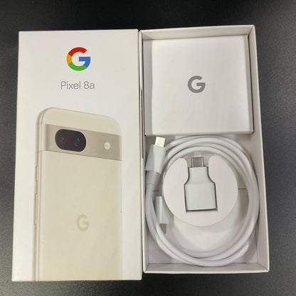 【全額返金保証】【最速発送】Google Pixel 8a 128GB Porcelain 　白 docomo SIMフリー G576D 白ロム 動作確認済
