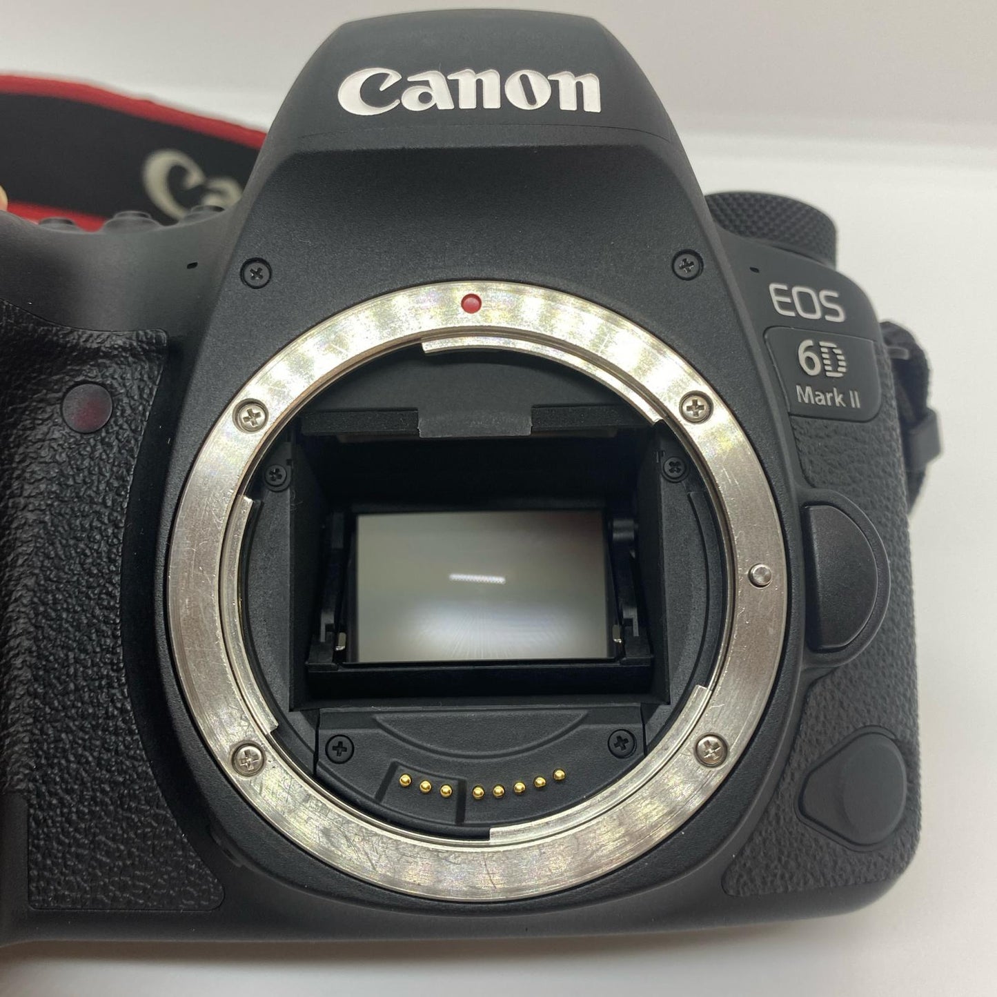 【全額返金保証】【最速発送】Canon デジタル一眼 EOS 6D Mark II ボディ ブラック 美品 動作確認済