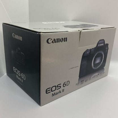【全額返金保証】【最速発送】Canon デジタル一眼 EOS 6D Mark II ボディ ブラック 美品 動作確認済