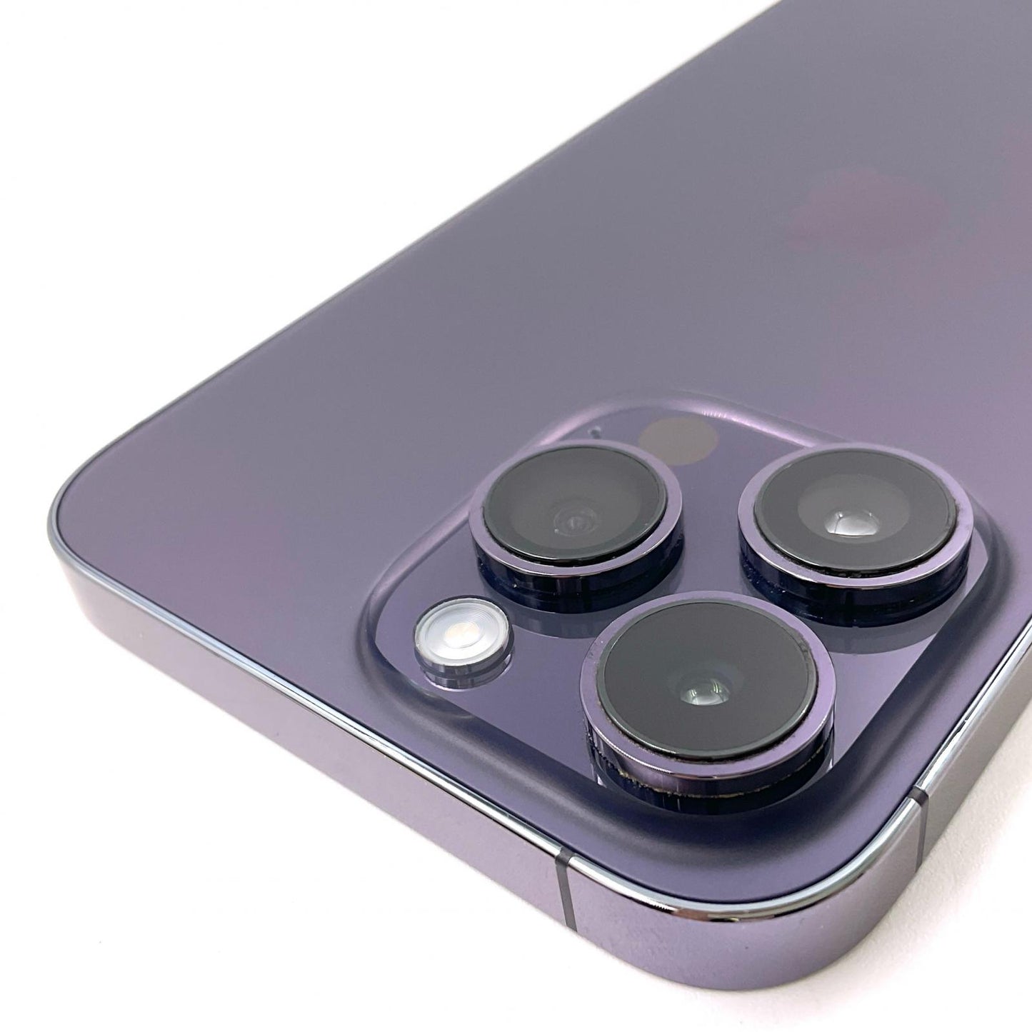 【全額返金保証】【最速発送】Apple iPhone iPhone 14 Pro Max 256GB ディープパープル SIMフリー 白ロム 動作確認済 80%