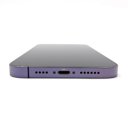 【全額返金保証】【最速発送】Apple iPhone iPhone 14 Pro Max 256GB ディープパープル SIMフリー 白ロム 動作確認済 80%