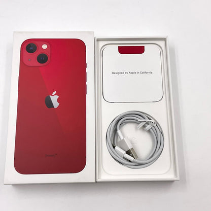 【全額返金保証】【最速発送】Apple iPhone iPhone 13 256GB (PRODUCT)RED docomo 白ロム 動作確認済 85%
