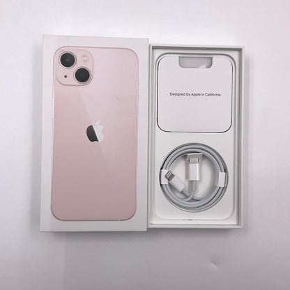 【全額返金保証】【最速発送】Apple iPhone iPhone 13 128GB ピンク SIMフリー 白ロム 動作確認済 80%