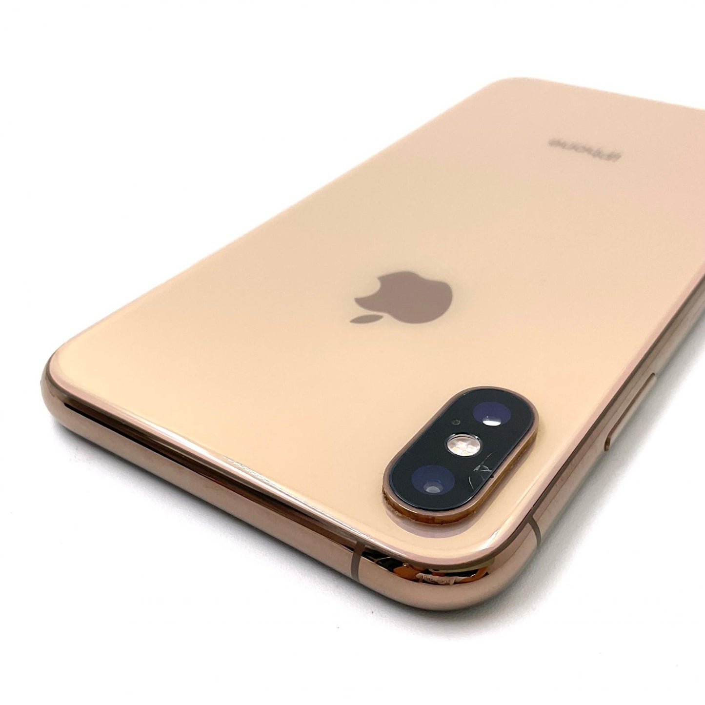 【全額返金保証】【最速発送】Apple iPhone iPhone XS 256GB ゴールド docomo 白ロム 動作確認済 82.6%