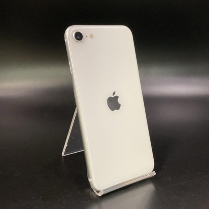 【全額返金保証】【最速発送】Apple iPhone iPhone SE（第2世代） 64GB ホワイト au 白ロム 動作確認済 74.3%