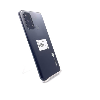 【全額返金保証】【最速発送】OPPO Reno 5 A 128GB シルバーブラック Softbank A101OP 白ロム 動作確認済