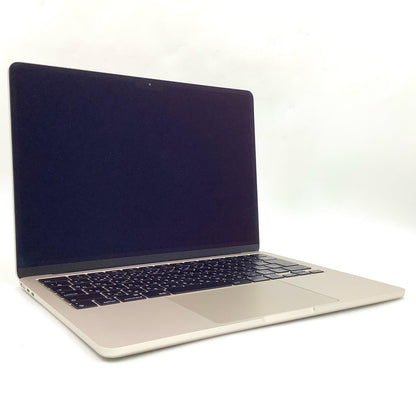 【全額返金保証】【最速発送】Apple MacBook Air 13インチ 2022 Apple M2 8GB SSD 256GB スターライト 92% 動作確認済