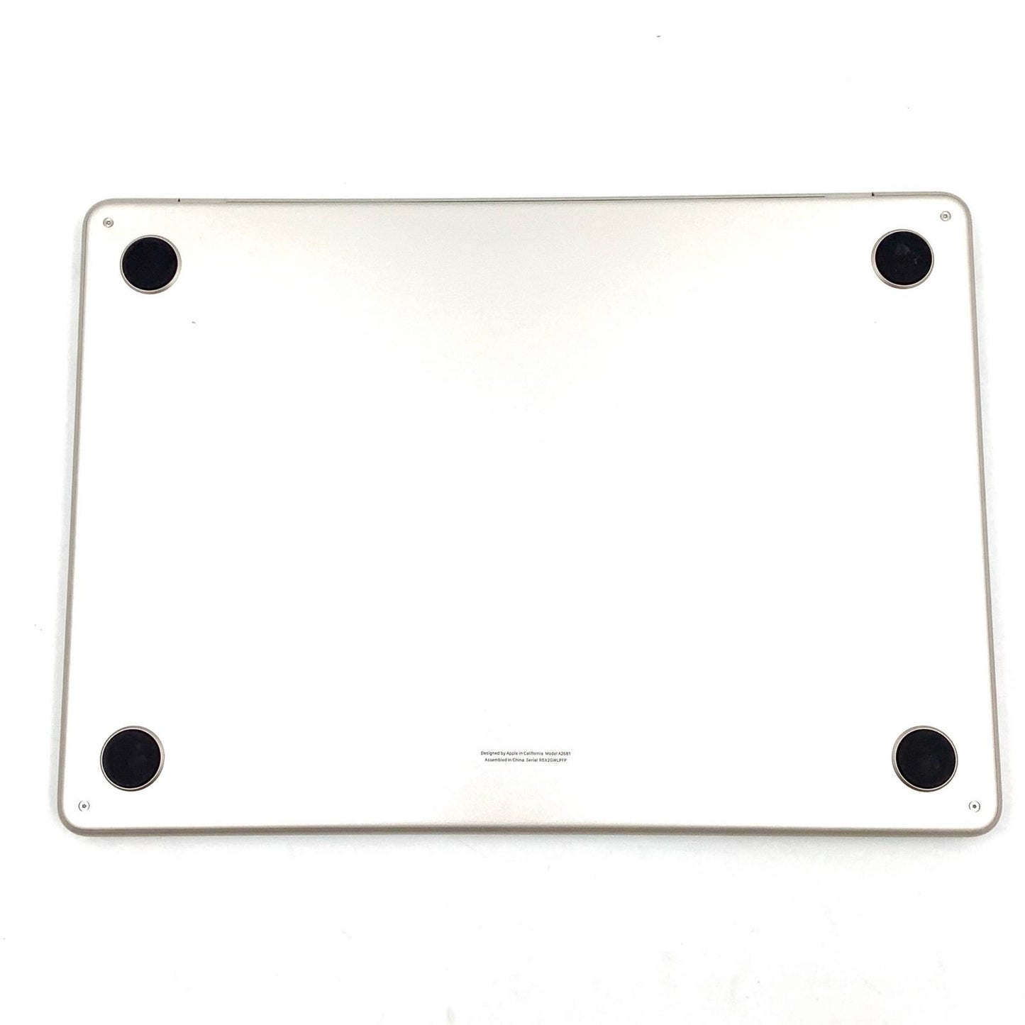 【全額返金保証】【最速発送】Apple MacBook Air 13インチ 2022 Apple M2 8GB SSD 256GB スターライト 92% 動作確認済