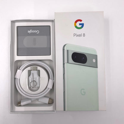 【全額返金保証】【最速発送】Google Pixel 8 128GB Mint SIMフリー GZPF0 白ロム 美品 動作確認済