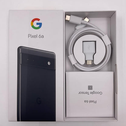 【全額返金保証】【最速発送】Google Pixel 6a 128GB Charcoal SIMフリー GB17L 白ロム 動作確認済