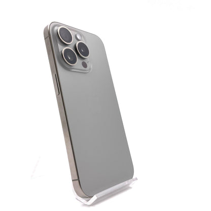 【全額返金保証】【最速発送】Apple iPhone iPhone 15 Pro 256GB ナチュラルチタニウム SIMフリー 白ロム 美品 動作確認済 87%