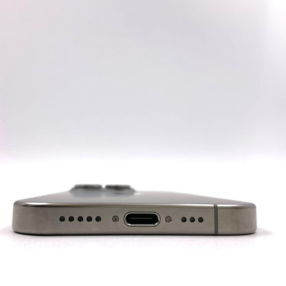 【全額返金保証】【最速発送】Apple iPhone iPhone 15 Pro 256GB ナチュラルチタニウム SIMフリー 白ロム 美品 動作確認済 87%