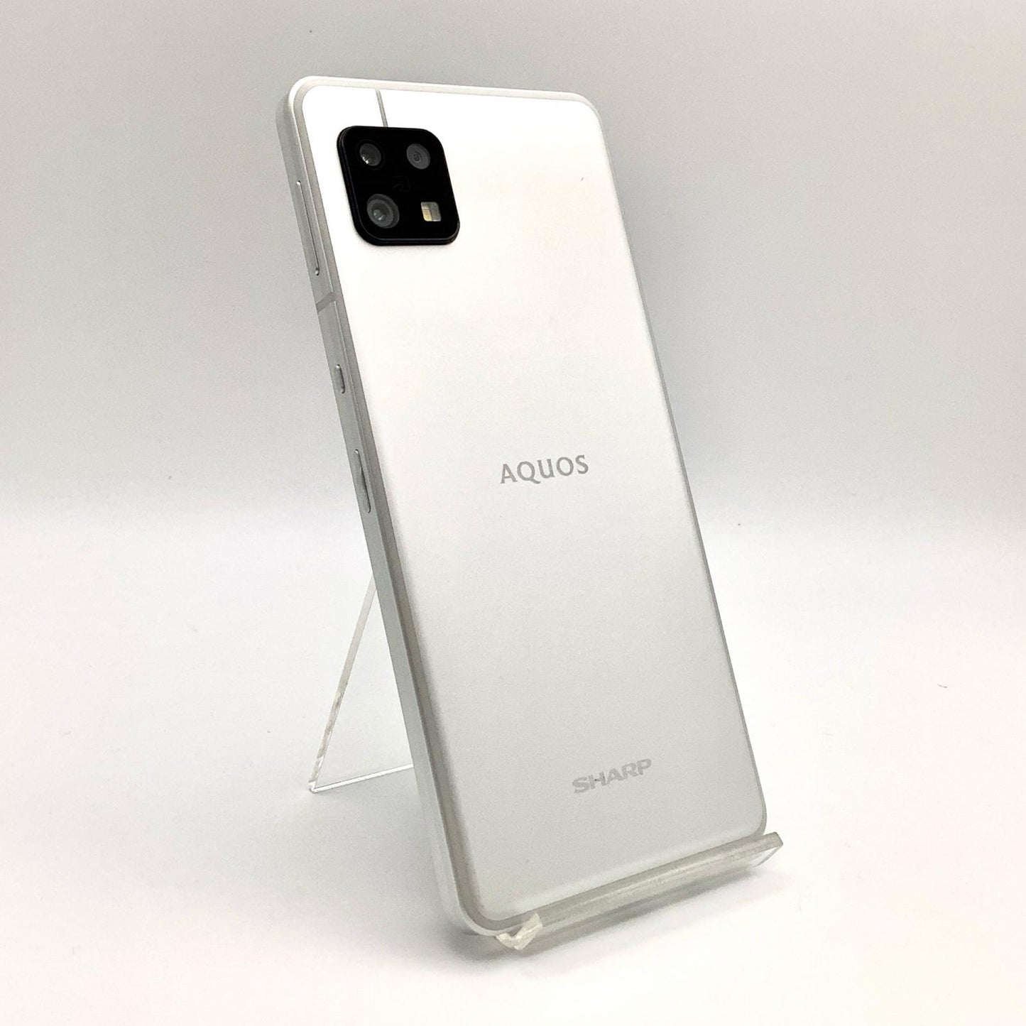 【全額返金保証】【最速発送】SHARP AQUOS sense6 128GB シルバー SIMフリー SH-M19 白ロム 動作確認済
