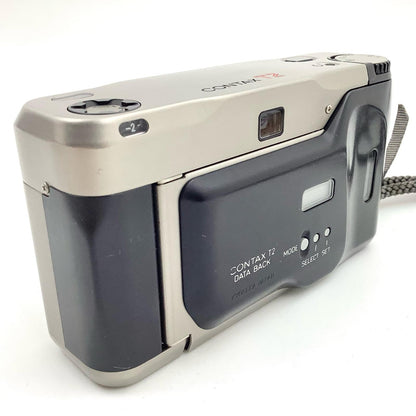 【最速発送】CONTAX CONTAX コンタックス T2 チタンシルバー データバック付属【難有】