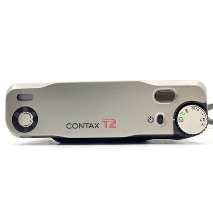 【最速発送】CONTAX CONTAX コンタックス T2 チタンシルバー データバック付属【難有】
