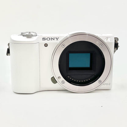 【全額返金保証】【最速発送】Sony デジタル一眼 α5100 ILCE-5100L パワーズームレンズキット [ホワイト] ホワイト 美品 動作確認済