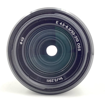 【全額返金保証】【最速発送】Sony E 55-210mm F4.5-6.3 OSS SEL55210 (B) [ブラック] 美品 動作確認済