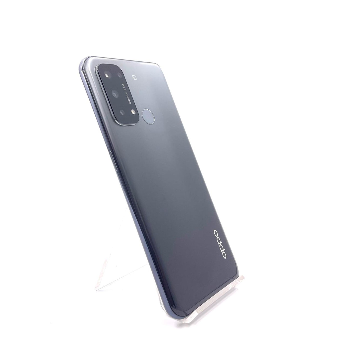 【全額返金保証】【最速発送】OPPO Reno 5 A 128GB シルバーブラック SIMフリー CPH2199 白ロム 動作確認済