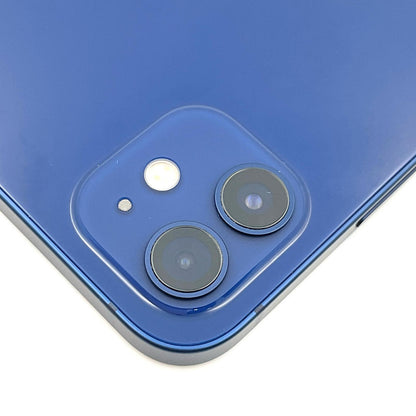 【全額返金保証】【最速発送】Apple iPhone iPhone 12 64GB ブルー au 白ロム 美品 動作確認済 90%