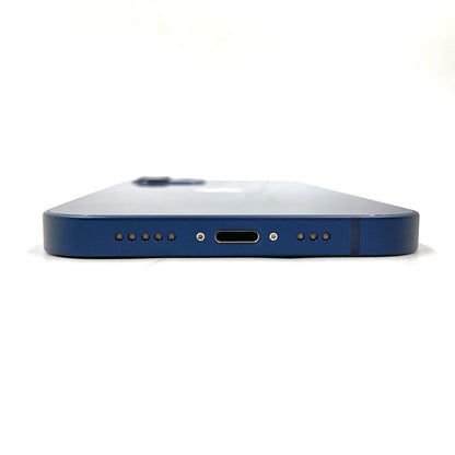 【全額返金保証】【最速発送】Apple iPhone iPhone 12 64GB ブルー au 白ロム 美品 動作確認済 90%