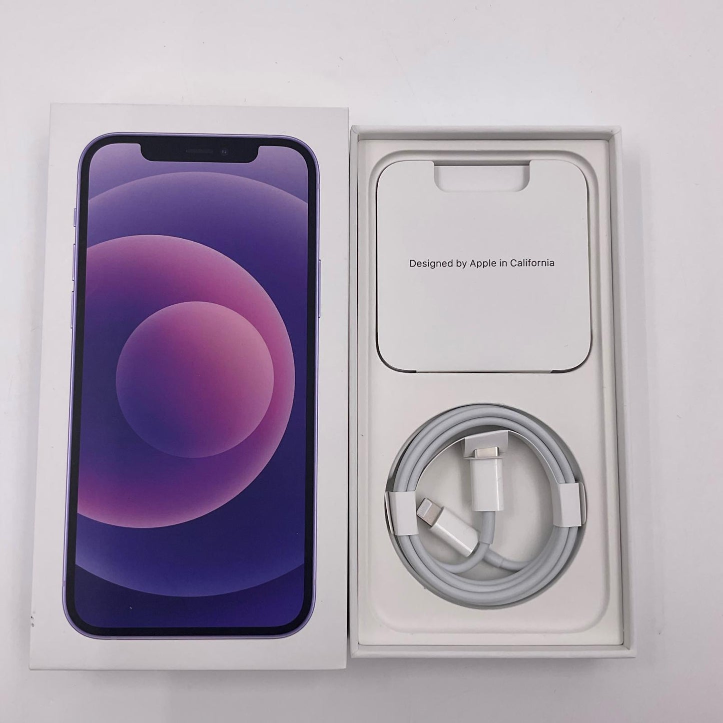 【全額返金保証】【最速発送】Apple iPhone iPhone 12 64GB パープル au 白ロム 動作確認済 89%