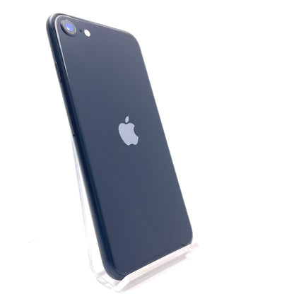 【全額返金保証】【最速発送】Apple iPhone iPhone SE（第3世代） 128GB ミッドナイト au 白ロム 超美品 動作確認済 95%