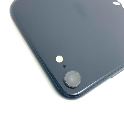 【全額返金保証】【最速発送】Apple iPhone iPhone SE（第3世代） 128GB ミッドナイト au 白ロム 超美品 動作確認済 95%