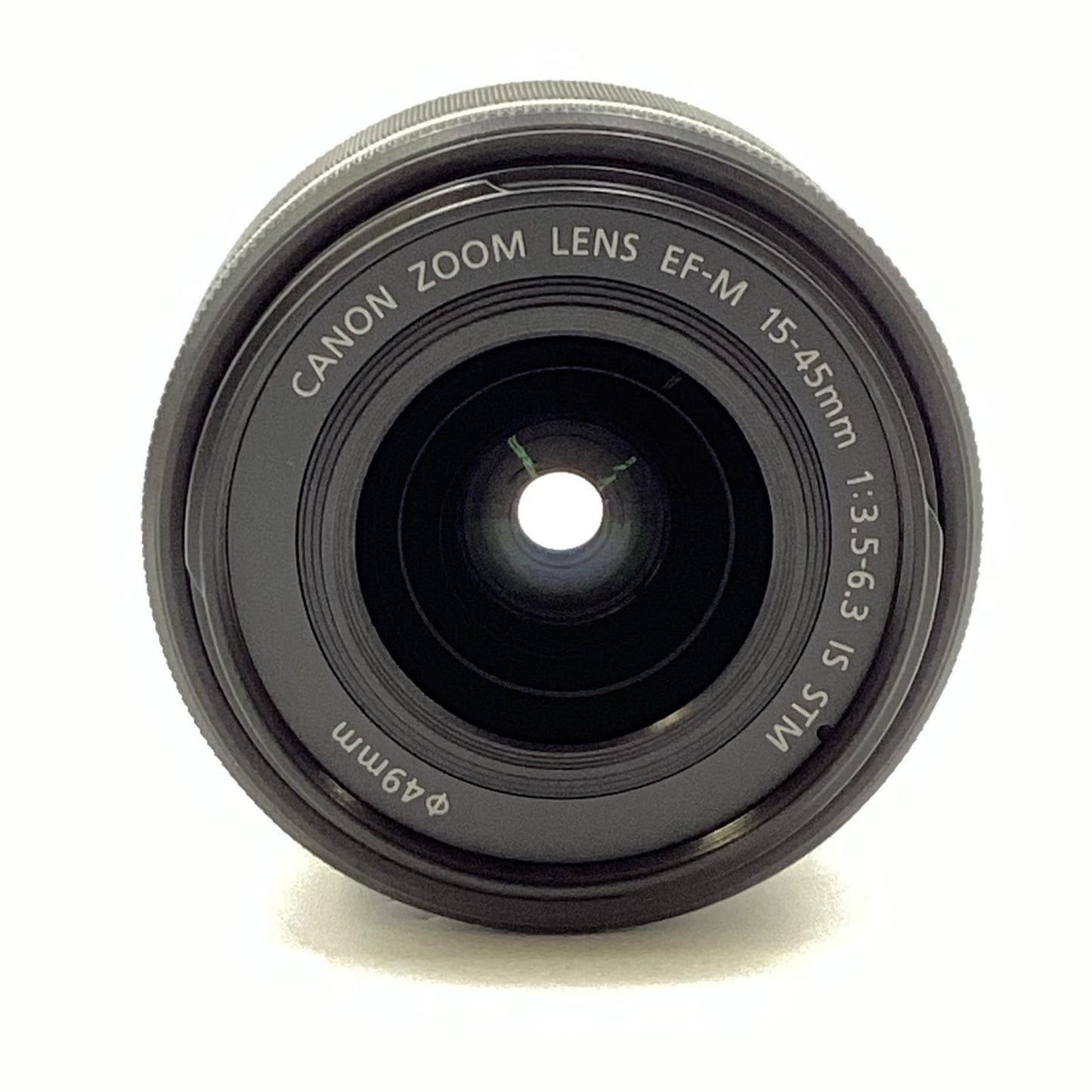 【全額返金保証】【最速発送】Canon EF-M15-45mm F3.5-6.3 IS STM [グラファイト] 美品 動作確認済