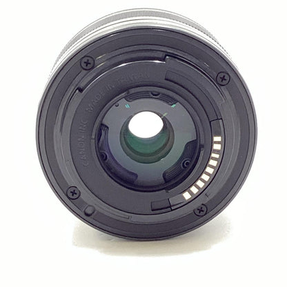 【全額返金保証】【最速発送】Canon EF-M15-45mm F3.5-6.3 IS STM [グラファイト] 美品 動作確認済