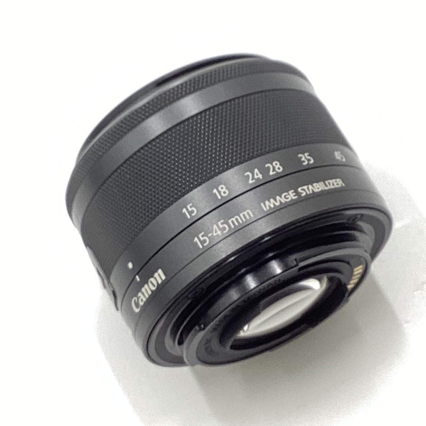 【全額返金保証】【最速発送】Canon EF-M15-45mm F3.5-6.3 IS STM [グラファイト] 美品 動作確認済