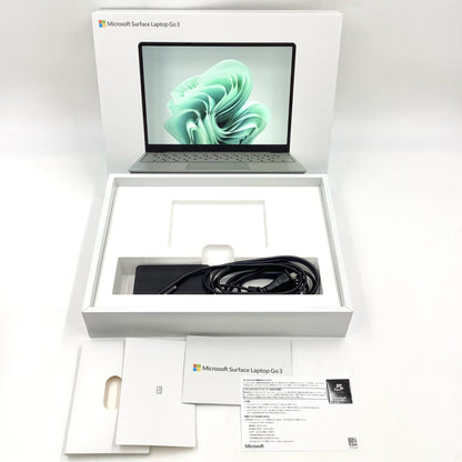 【全額返金保証】【最速発送】Microsoft Surface Laptop Go 3 XK1-00010 2013 12th Gen Intel(R) Core(TM) i5-1235U 8GB M.2 SSD 256GB 99.8% 超美品 動作確認済