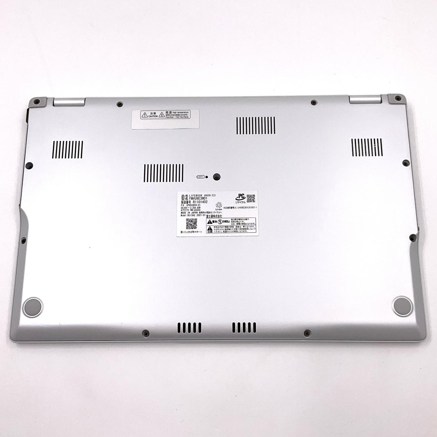 【最速発送】FUJITSU LIFEBOOK FMVU9E3WD1 11th Gen Intel(R) Core(TM) i7-1165G7 @ 2.80GHz 8GB M.2 SSD 256GB 72.4%【難有】