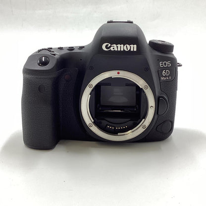 【全額返金保証】【最速発送】Canon デジタル一眼 EOS 6D Mark II ボディ ブラック 美品 動作確認済