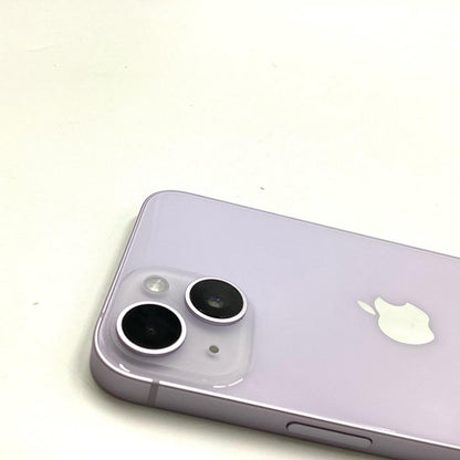 【全額返金保証】【最速発送】Apple iPhone iPhone 14 128GB パープル SIMフリー 白ロム 動作確認済 84%